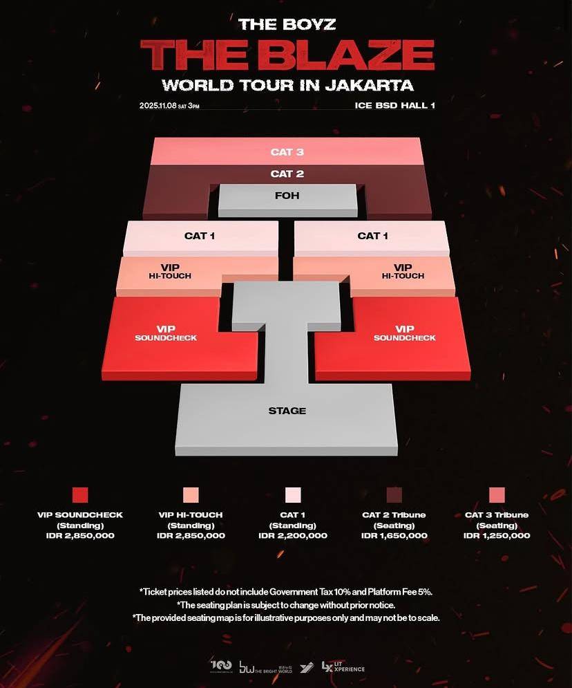 konser The Boyz “THE BLAZE” di Indonesia 2025