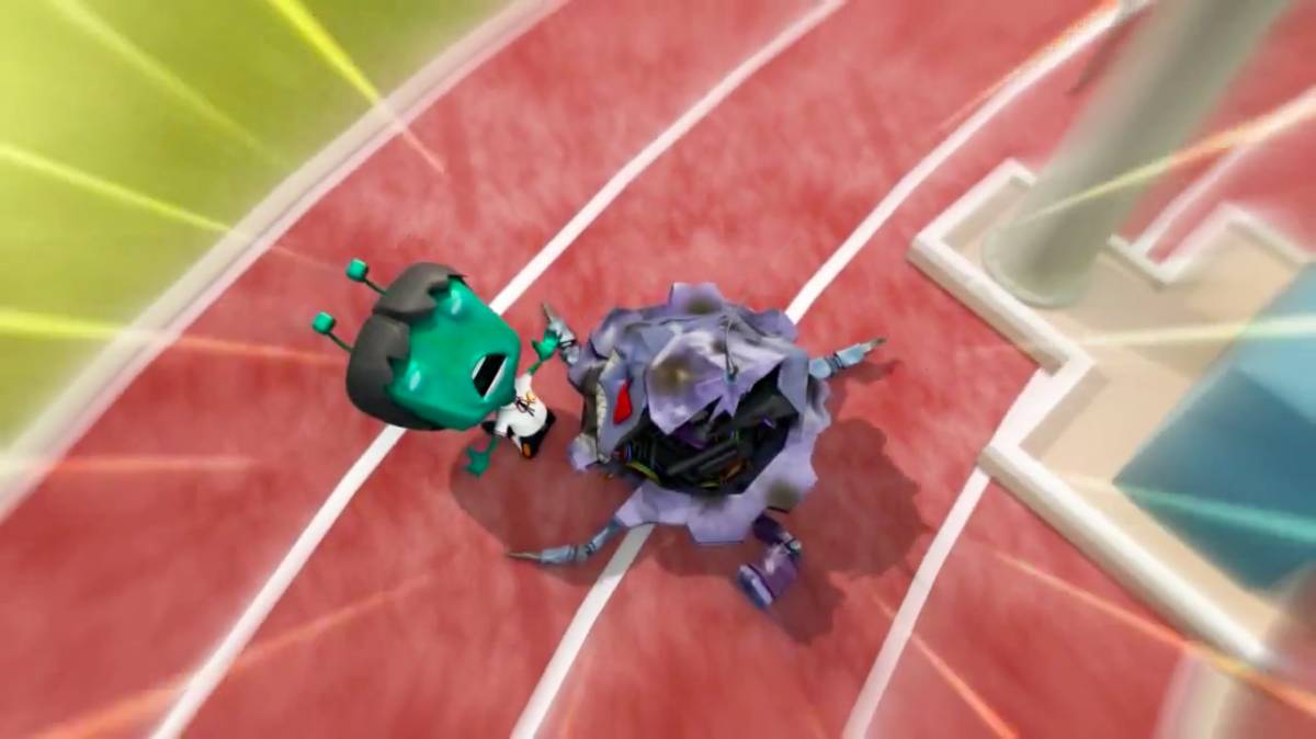 Probe mengalami kerusakan parah dan mati setelah berusaha melindungi bosnya (dok. Monsta Studios/BoBoiBoy)