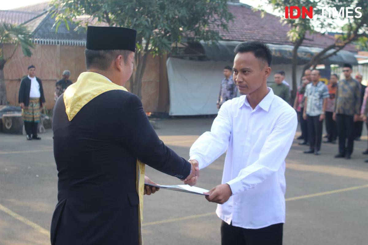 Narapidana Lapas Pemuda Kelas IIA Tangerang dapat remisi HUT ke-80 RI (IDN Times/Maya Aulia Aprilianti)