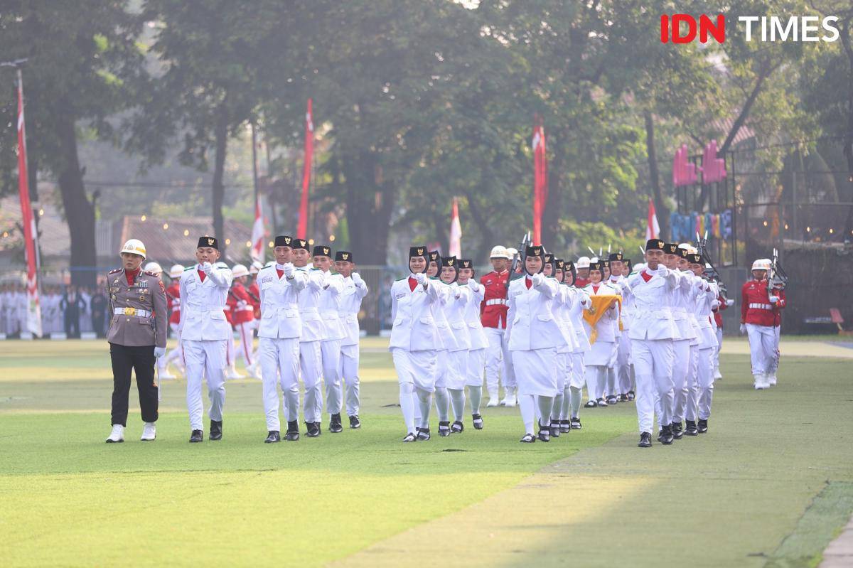 Upacara peringatan HUT Ke-80 RI di Kota Tangerang (IDN Times/Maya Aulia Aprilianti)