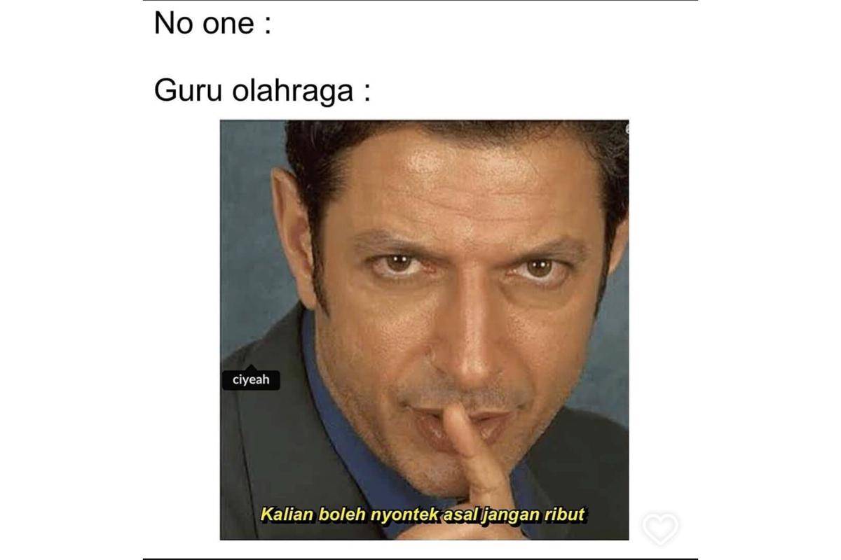 meme guru olahraga