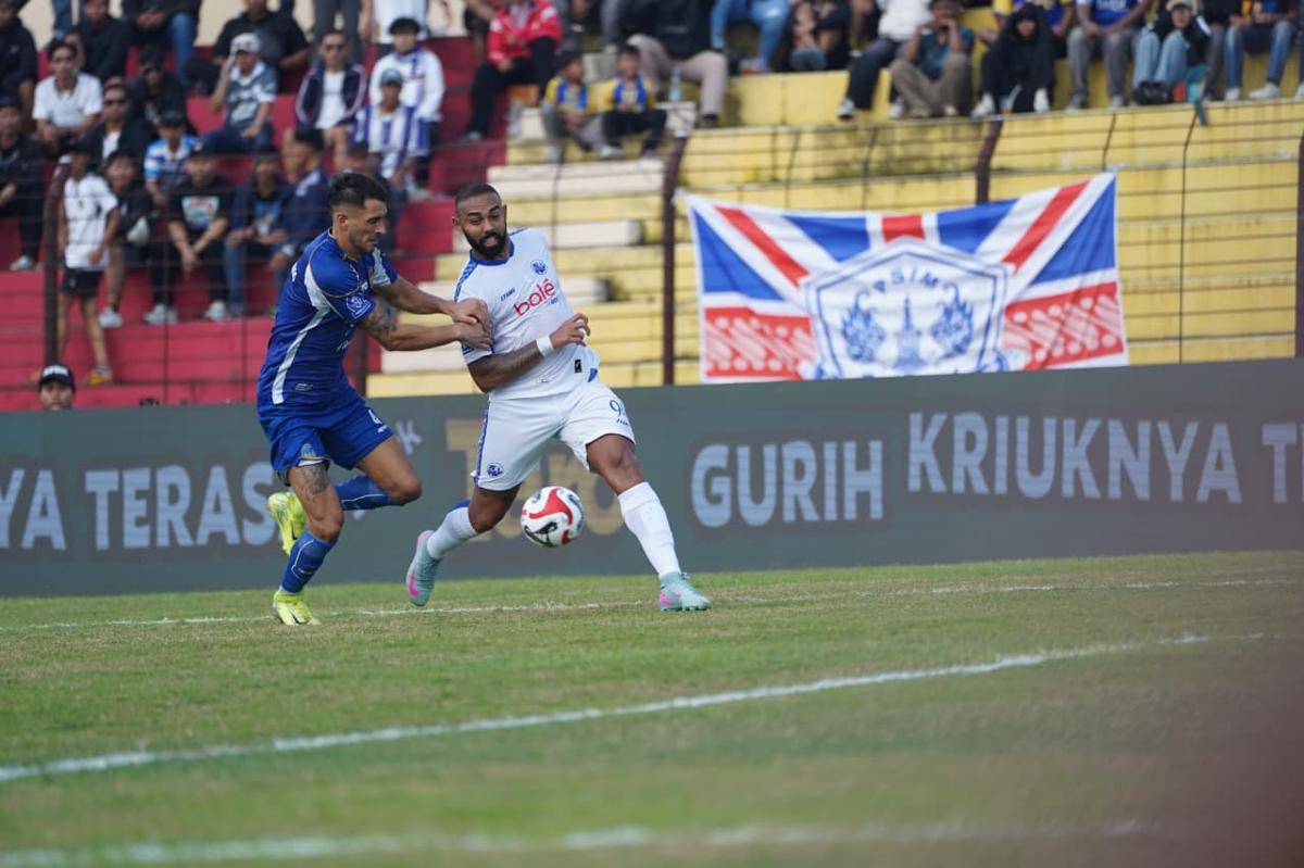 Laga PSIM Yogyakarta Vs Arema FC di Stadion Sultan Agung Bantul. (Dok. Media Officer Arema FC)