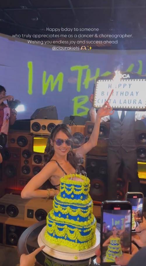 Artis di Ulang Tahun Cinta Laura (Instagram.com/claurakiehl)