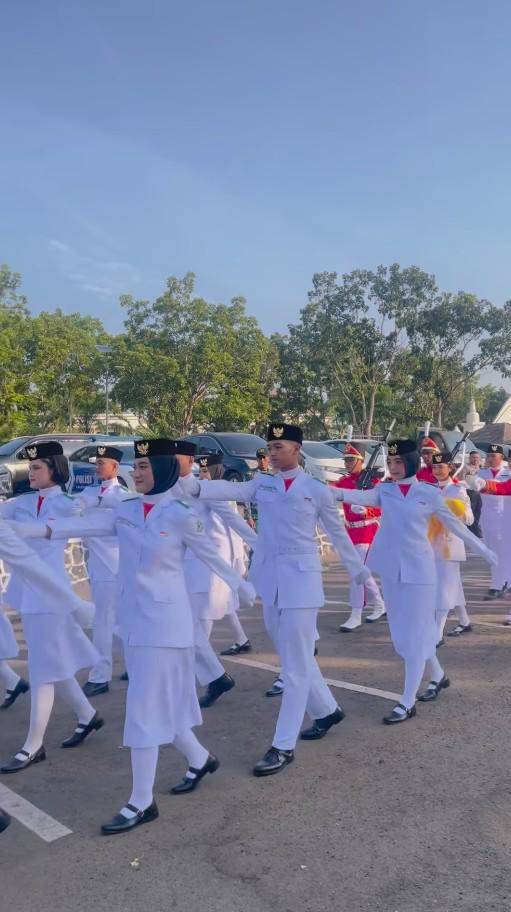 Anak Denny Cagur Bertugas Jadi Paskibraka Banten (Instagram.com/shantydenny)