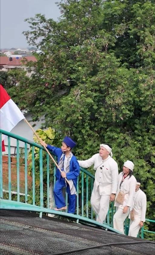 Irfan Hakim upacara bendera 17 Agustus (instagram.com/irfanhakim75)
