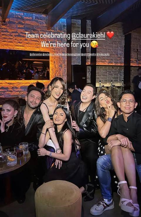 Artis di Ulang Tahun Cinta Laura (Instagram.com/claurakiehl)