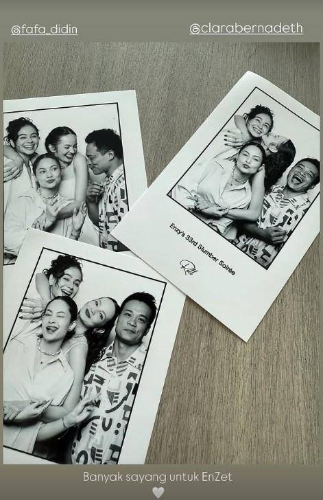 Artis di Ultah ke-33 Enzy Storia (Instagram.com/enzystoria)
