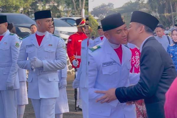 ak Denny Cagur Bertugas Jadi Paskibraka Banten (Instagram.com/shantydenny)