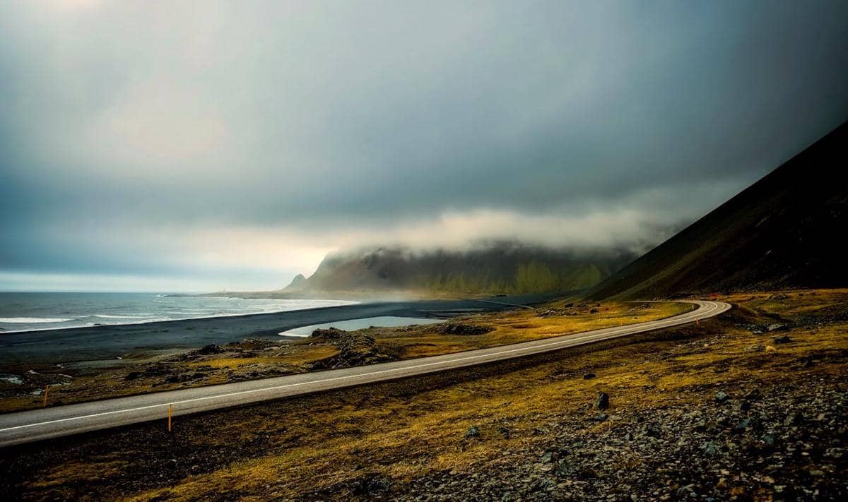 ilustrasi Ring Road, Islandia