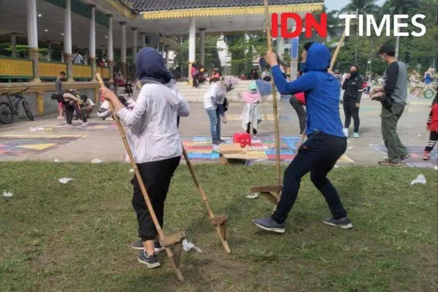 KPOTI lakukan keseruan dengan 11 permainan tradisional di Lapangan Merdeka Kota Medan (Dok. Istimewa)