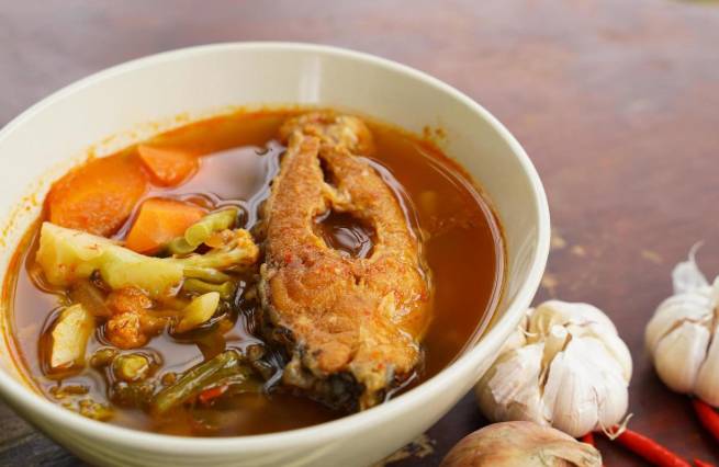 ilustrasi gulai ikan patin