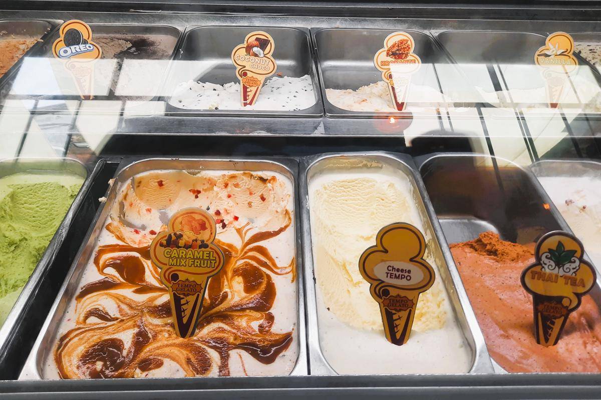varian rasa di Tempo Gelato (dok. pribadi/Fatma Roisatin N.)