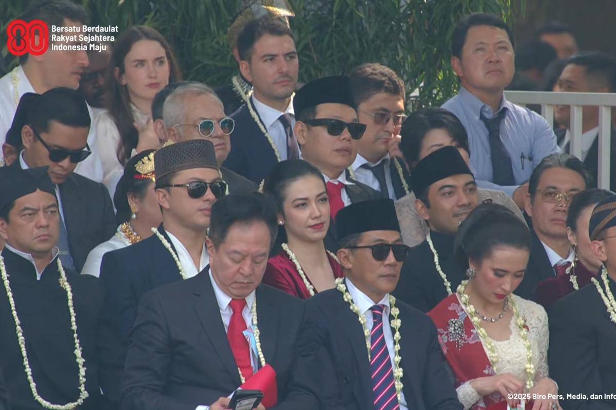 Artis Indonesia ikut Upacara Detik-Detik Proklamasi di Istana Merdeka pada 17 Agustus 2025