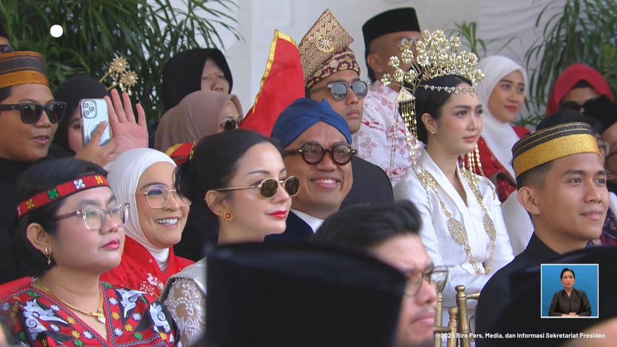 Artis Indonesia ikut Upacara Detik-Detik Proklamasi di Istana Merdeka pada 17 Agustus 2025