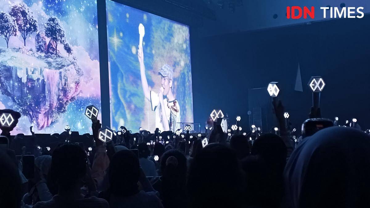 Baekhyun di Konser Reverie Jakarta 2025
