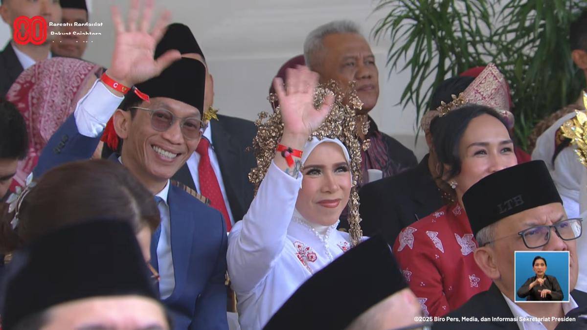 Artis Indonesia ikut Upacara Detik-Detik Proklamasi di Istana Merdeka pada 17 Agustus 2025