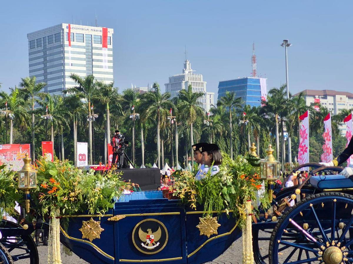 HUT ke-80 RI di Istana Merdeka