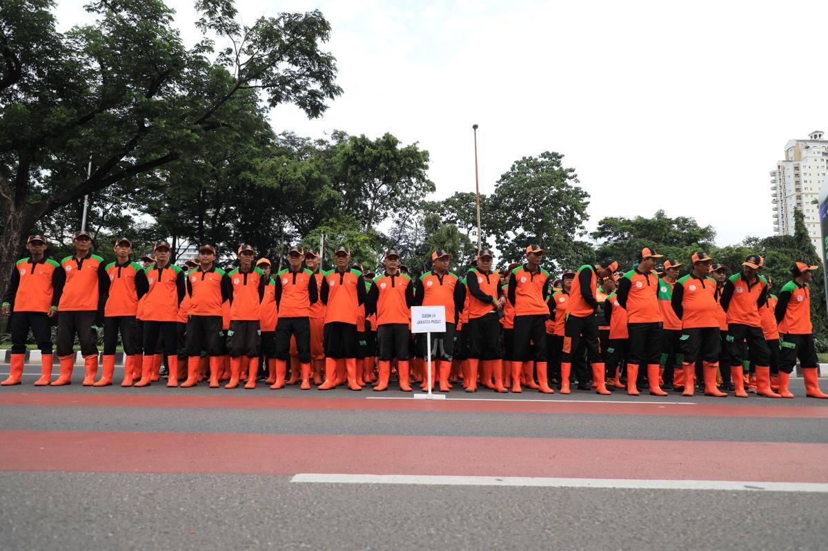 DLH DKI Terjunkan 1.800 Petugas Kebersihan (Dok. DLH DKI)