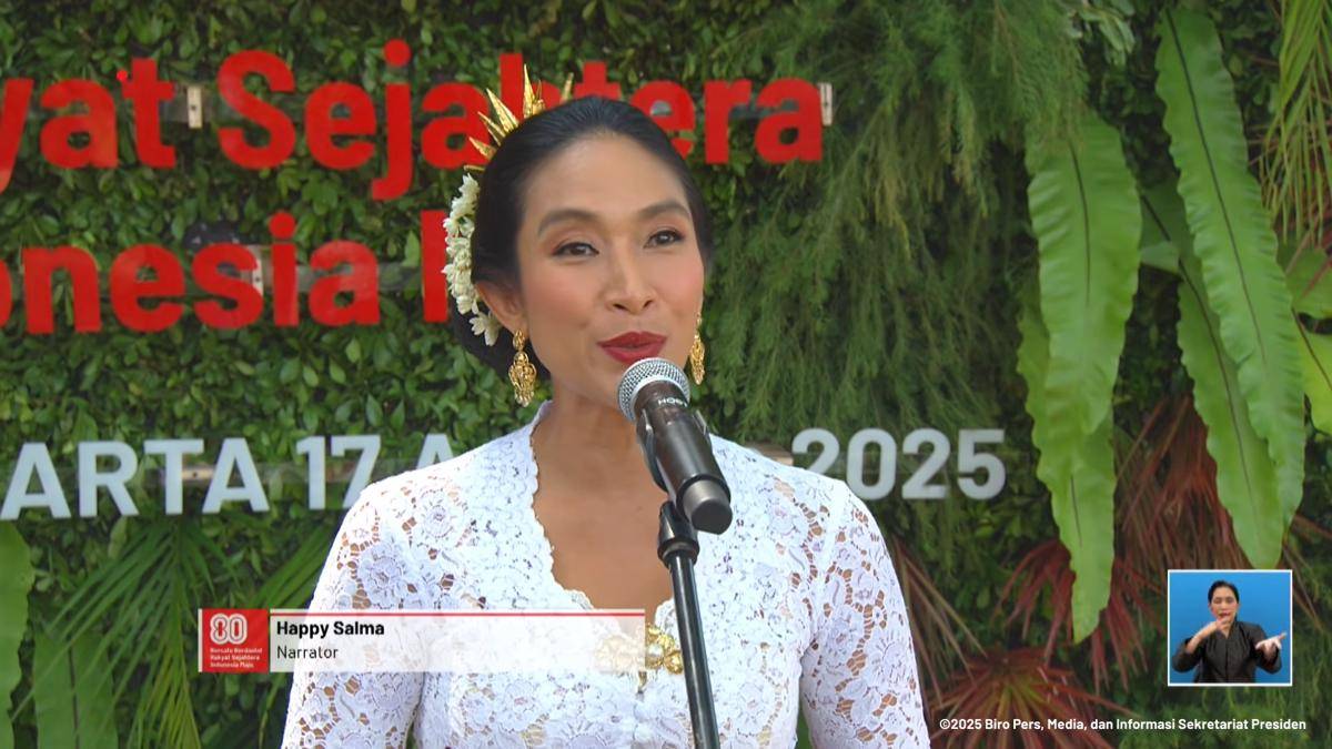 Artis Indonesia ikut Upacara Detik-Detik Proklamasi di Istana Merdeka pada 17 Agustus 2025