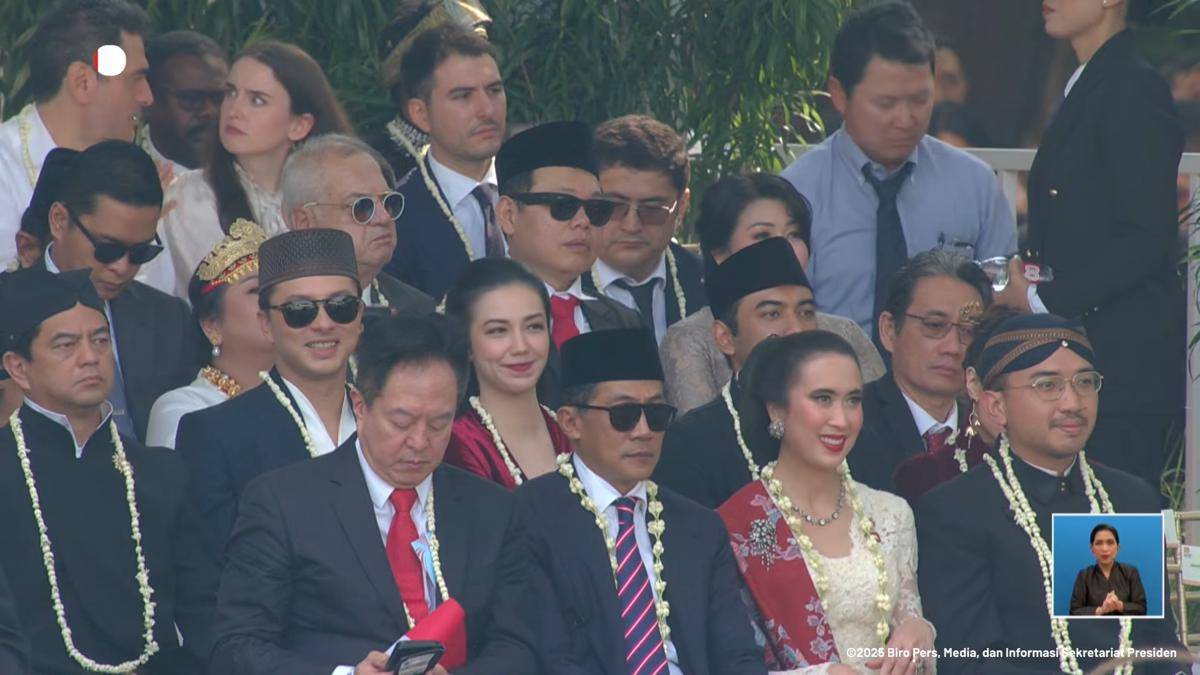 Artis Indonesia ikut Upacara Detik-Detik Proklamasi di Istana Merdeka pada 17 Agustus 2025