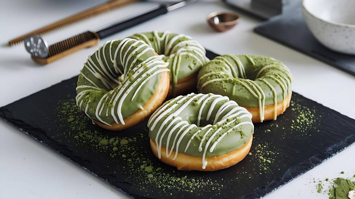 ilustrasi Donat Matcha (vecteezy.com/MALAY CHANDRA)