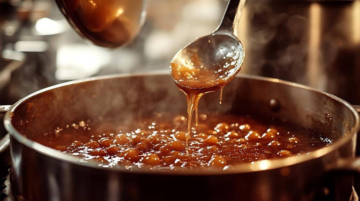 ilustrasi masak caramel glaze (vecteezy.com/Natthapon)