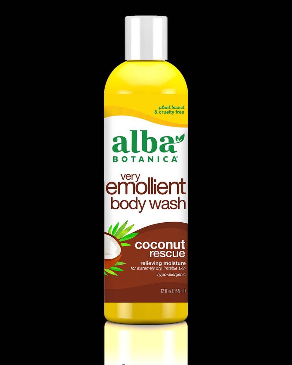 Alba Botanica Very Emollient Coconut Rescue Body Wash (albabotanica.com/Alba Botanica Very Emollient Coconut Rescue Body Wash)