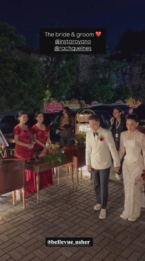 Resepsi Rachquel Nesia dan Kevin Royano (Instagram.com/rachquelnes)