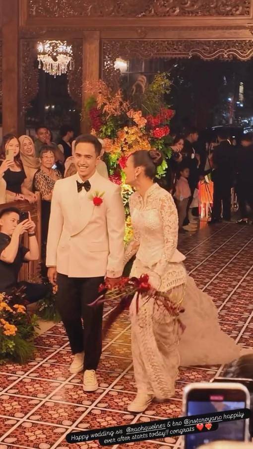 Resepsi Rachquel Nesia dan Kevin Royano (Instagram.com/rachquelnes)
