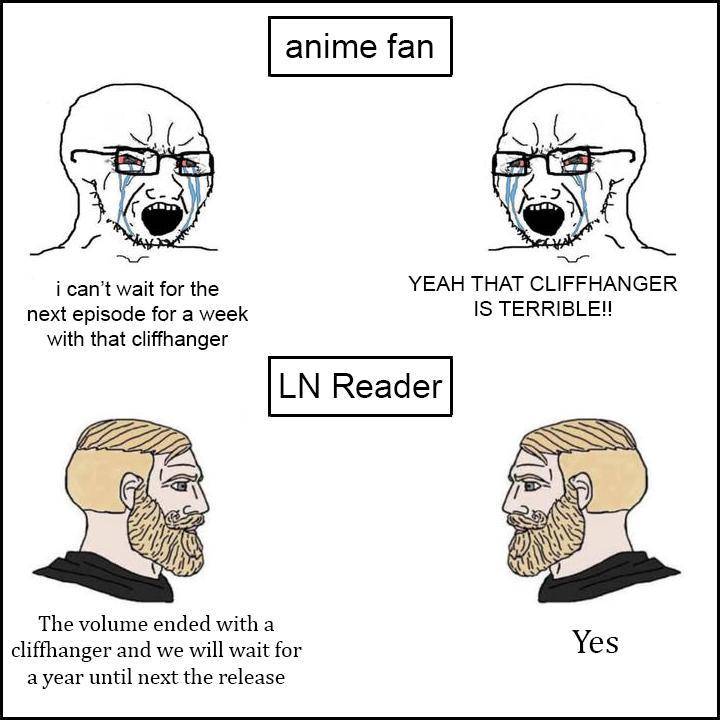 meme anime tentang light novel