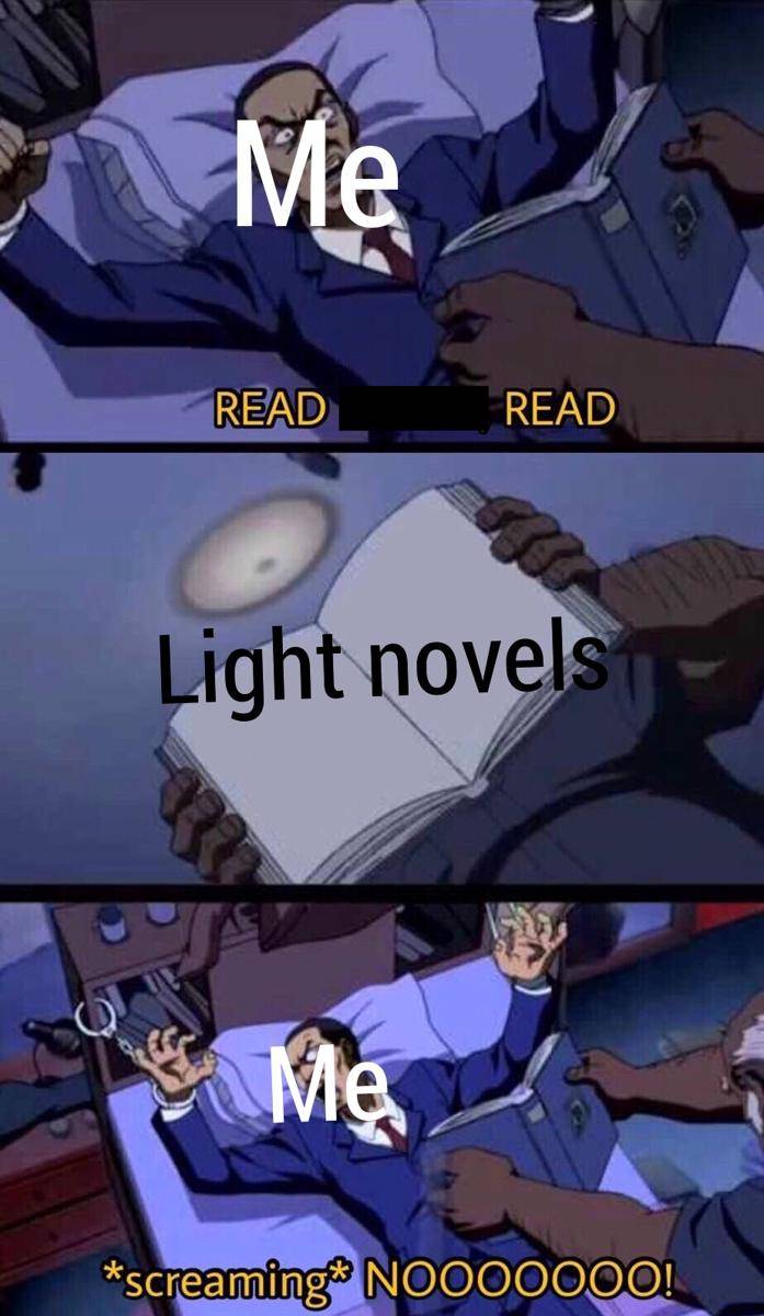 meme anime tentang light novel