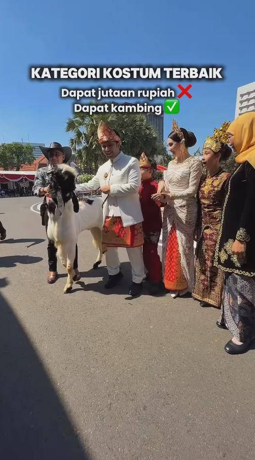 Arumi Baschin Menang Kostum Terbaik HUT RI (Instagram.com/arumibachsin_94)