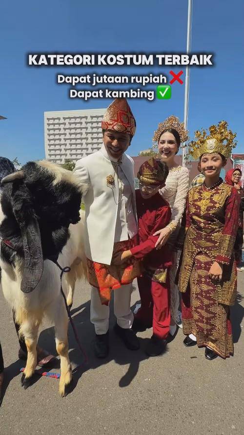 Arumi Baschin Menang Kostum Terbaik HUT RI (Instagram.com/arumibachsin_94)