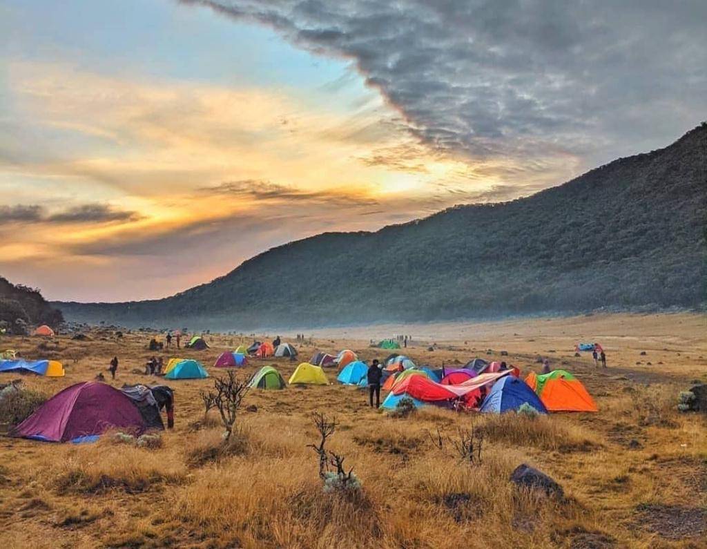 Spot kemping di Gunung Gede 