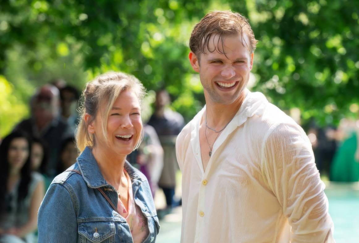 Renee Zellweger dan Leo Woodall dalam Bridget Jones: Mad About the Boy