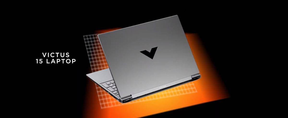 HP Victus 15, laptop gaming dengan desain kalem. (hp.com)