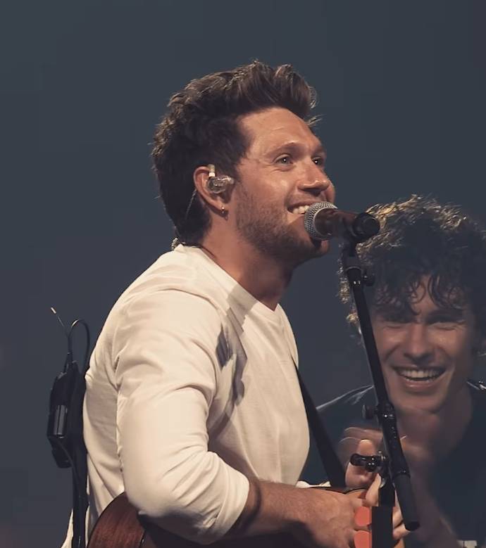 Shawn Mendes dan Niall Horan reunian di atas panggung (via instagram.com/shawnmendes)