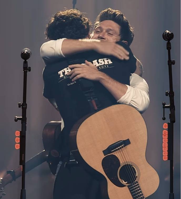 Shawn Mendes dan Niall Horan reunian di atas panggung (via instagram.com/shawnmendes)