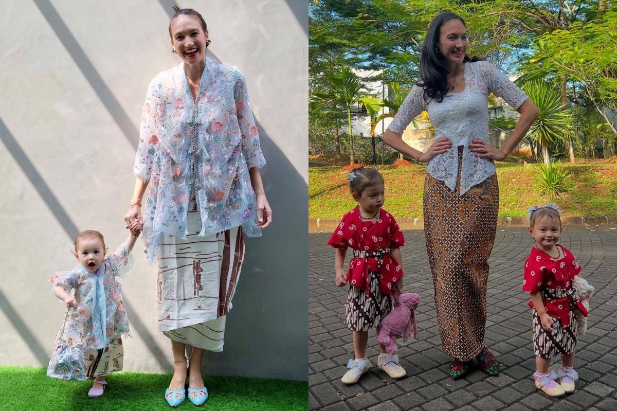 inspirasi outfit ibu dan anak ala Nadine Chandrawinata (instagram.com/nadinelist)
