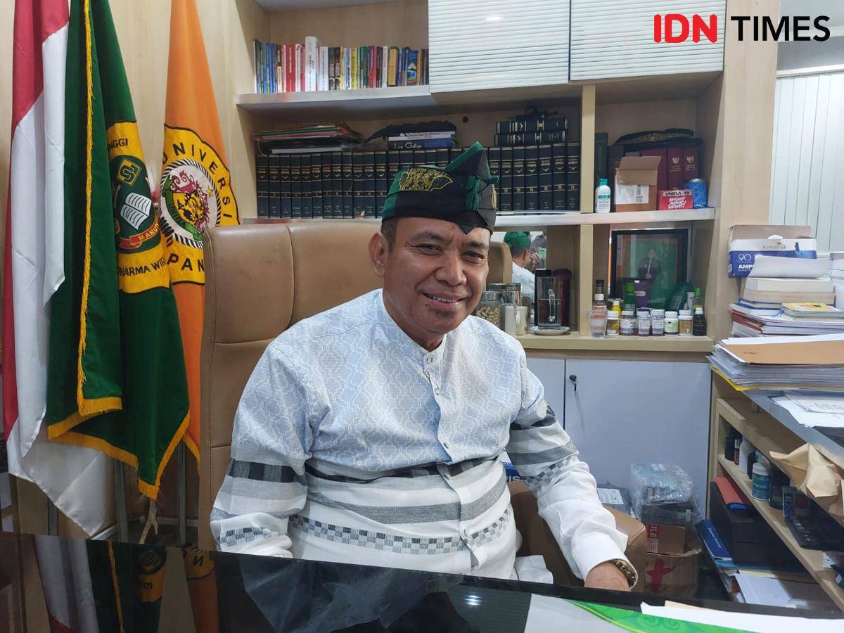 Ketua Dewan Pembina Yayasan Pendidikan Tinggi (Yapenti) Dharma Wirawan Kaltim, Rendi Susiswo Ismail.