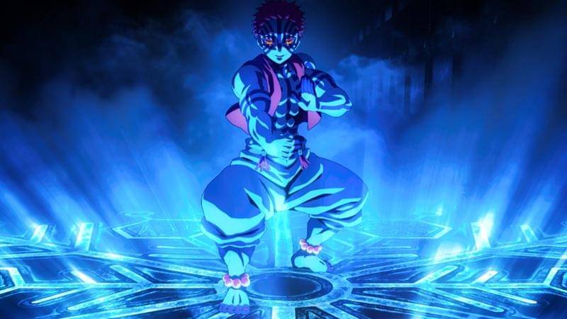 Akaza di Kimetsu no Yaiba Inifnity Castle