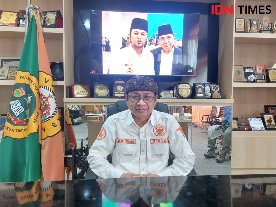 Rektor Uniba, Isradi Zainal.