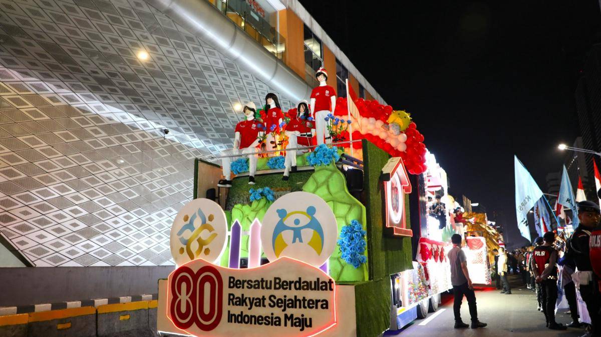 truk karnaval Kemen PPPA