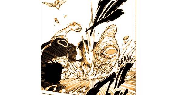 Heisuke menghindari serangan si pegulat - Sakamoto Days