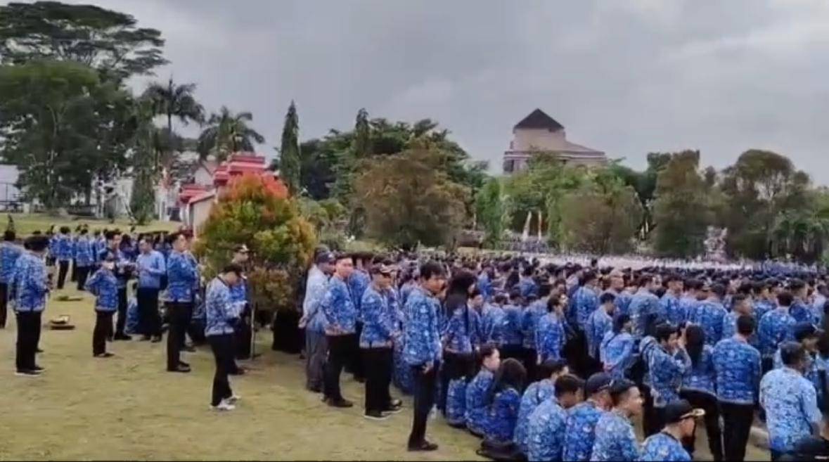 ASN di Landak, Kalbar tak disiplin saat upacara Kemerdekaan.