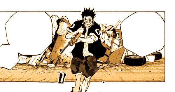 Heisuke bersiap dengan senapannya - Sakamoto Days