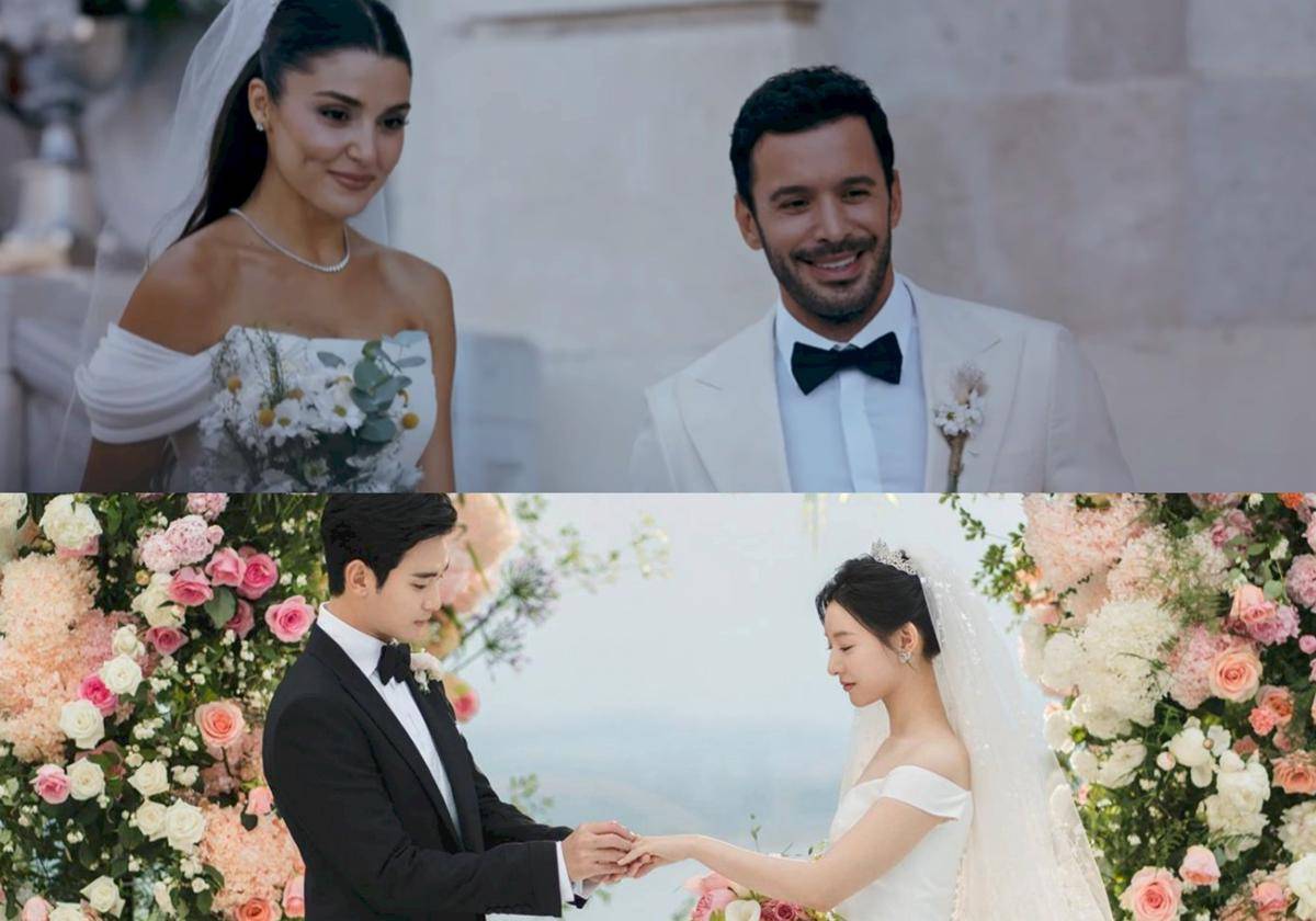 Still cut drama Turki Ask ve Gözyasi (dok.atv/Ask ve Gözyasi) | Still cut drama Queen Of Tears (dok.tvN Drama/Queen Of Tears)