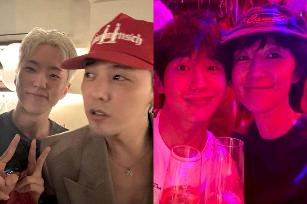 potret artis Korea di pesta ulang tahun G-DRAGON ke-38 (instagram.com/jinkyunghong)