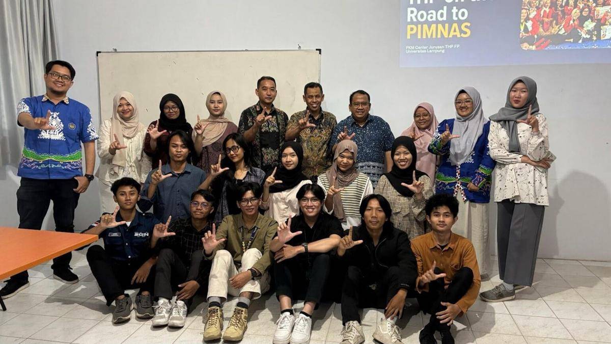 Tim Program Kreativitas Mahasiswa Riset Eksakta (PKM-RE) Universitas Lampung (Unila) (Dok/Humas Unila)