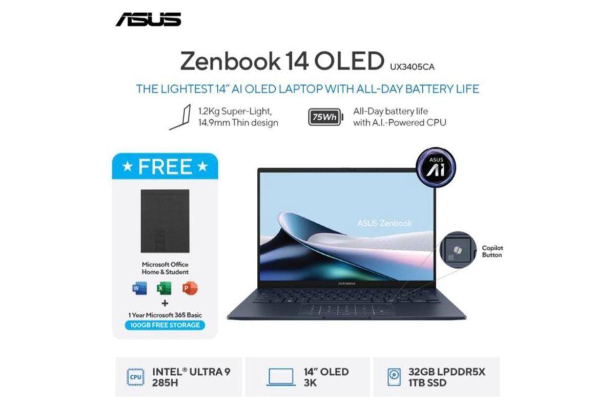 ASUS Zenbook 14 OLED (tokopedia.com/ASUS Indonesia Official)